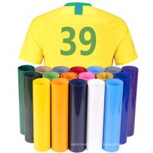 20colors 61cm Fabric vinil HTV Glossy Matte PVC heat transfer vinyl for Football Suit Jerseys